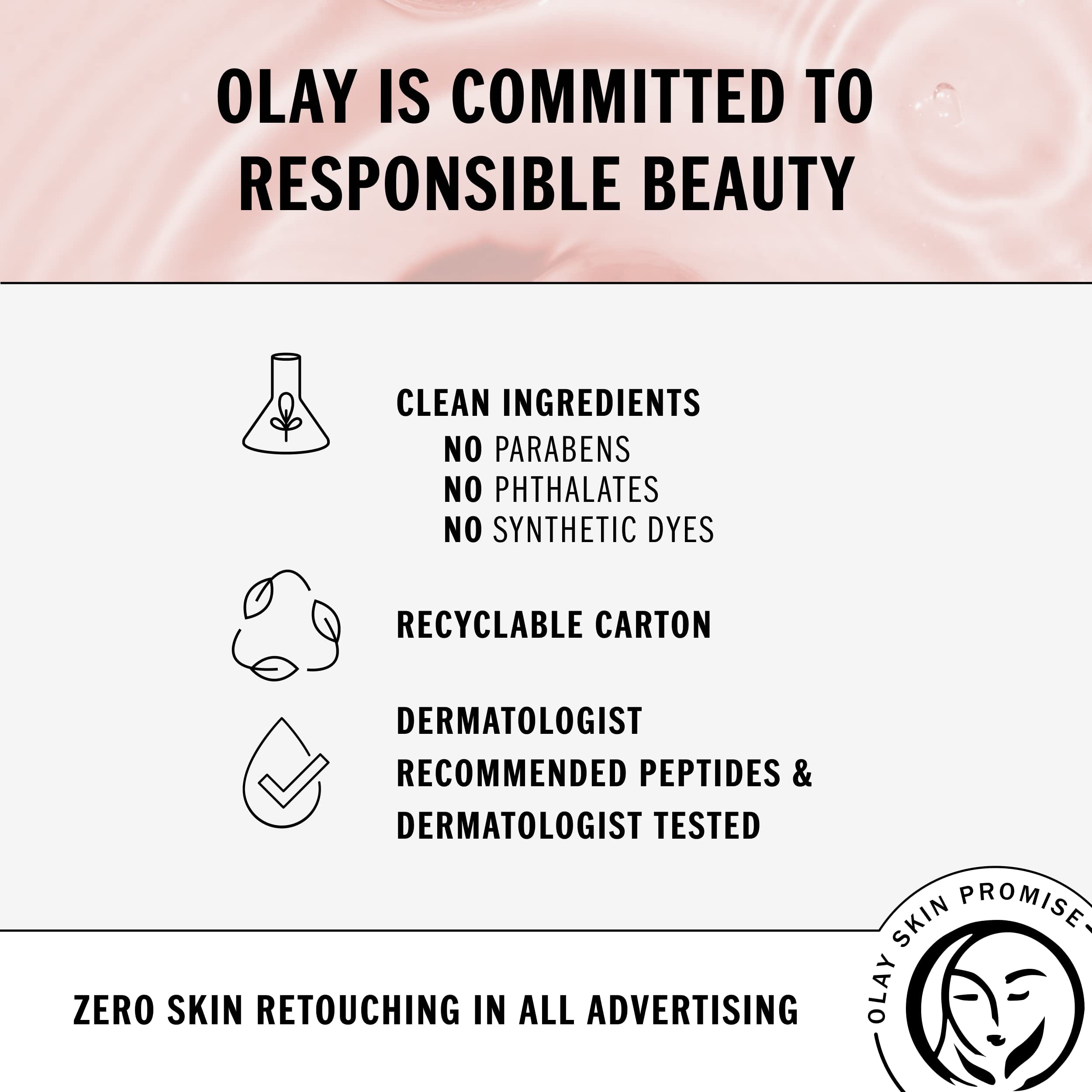Olay Regenerist Whip finition-matte sans brillance et douceur.