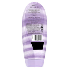 Olay Moisture Ribbons Plus Shea Lavande - mousse riche enveloppant la peau lors du lavage.