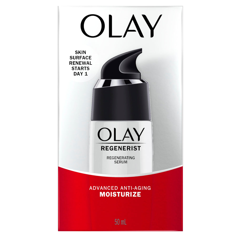 Olay Regenerist – texture non-graisse utilisée dans la routine quotidienne.