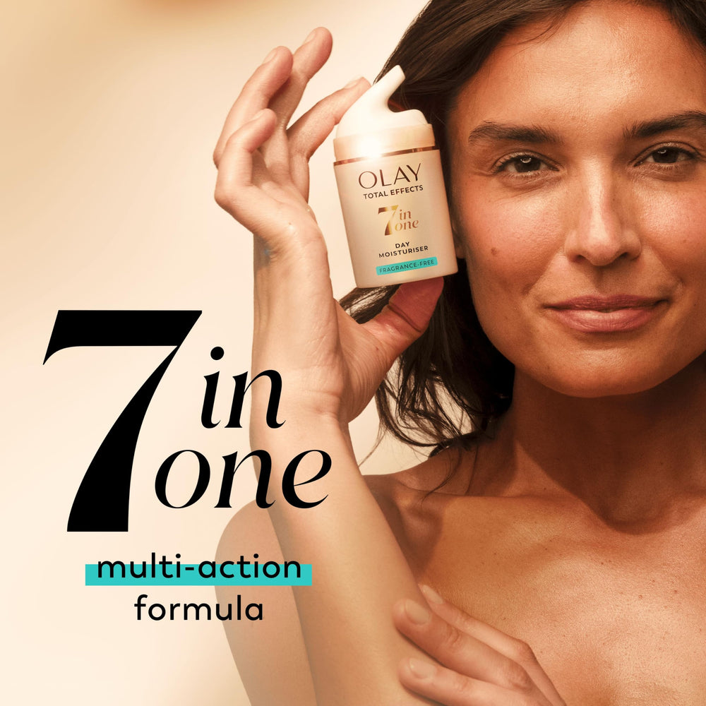 Olay Total Effects 7 en 1 – peau visiblement plus lumineuse grâce à l action des actifs