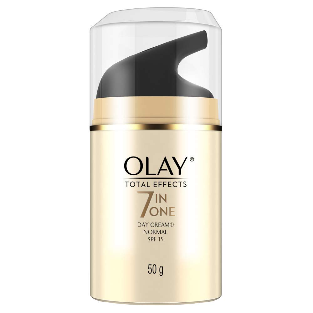 Olay Total Effects 7 en 1, flacon 50 g, hydratation et protection UV.