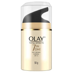 Olay Total Effects 7 en 1, flacon 50 g, hydratation et protection UV.