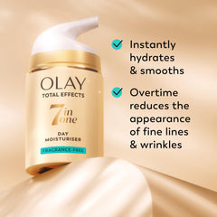 Olay Total Effects 7 en 1 – texture crème légère pour absorption rapide