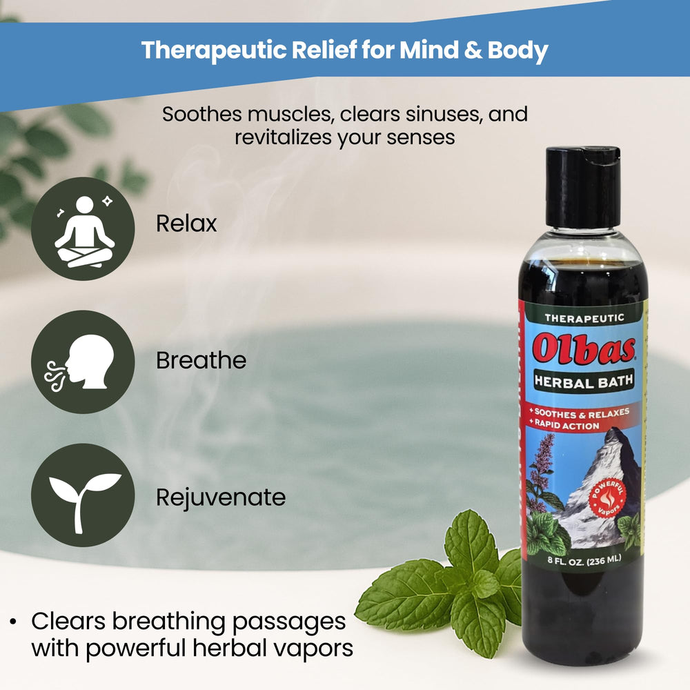 Olbas Bains Herbal : soin des pieds apaisant après une longue journée.