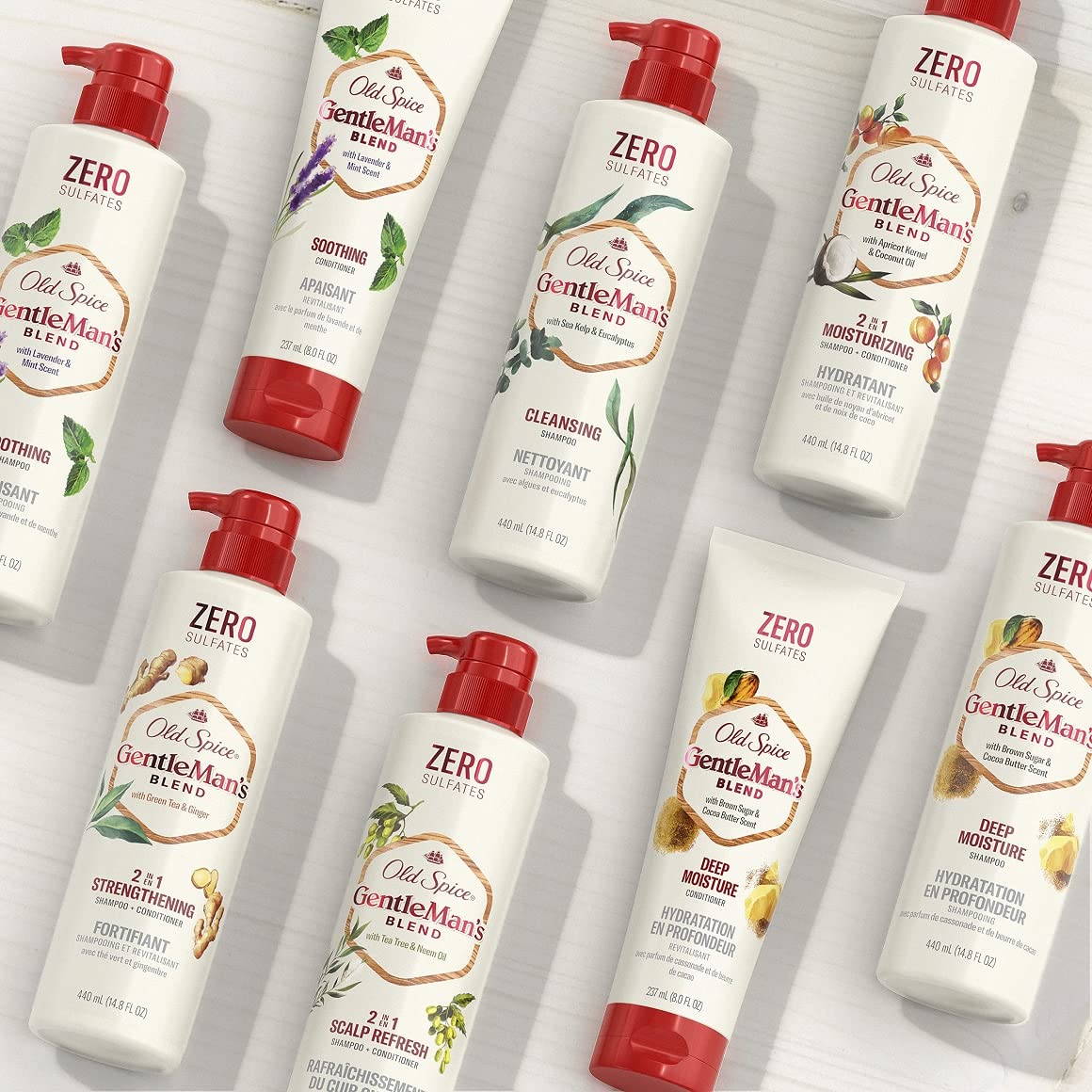 Old Spice Arôme Lavande Menthe, sillage frais pour routine quotidienne.