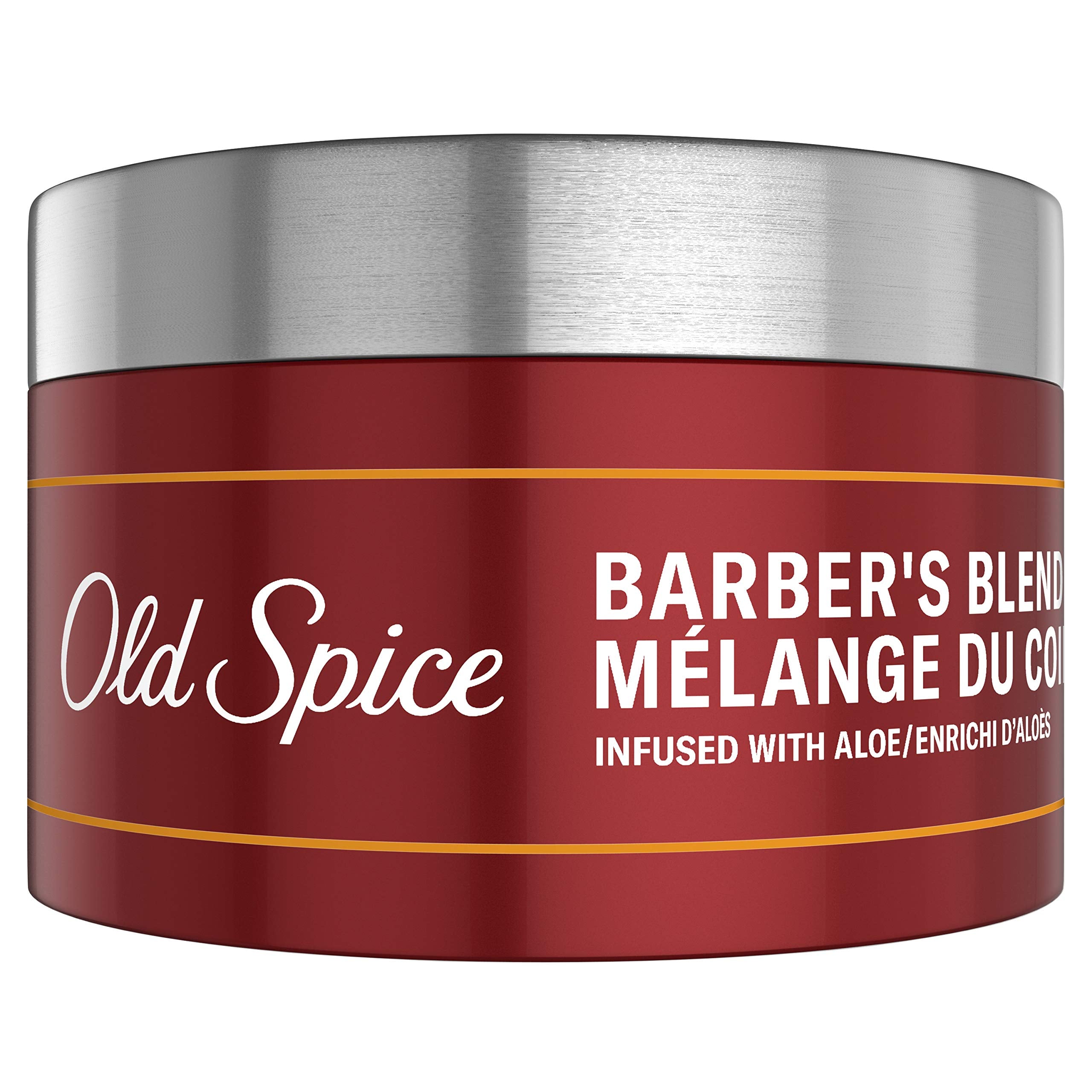 Packaging du Putty Old Spice Barbers Blend valorisant Aloe et format pratique.