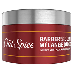 Packaging du Putty Old Spice Barbers Blend valorisant Aloe et format pratique.