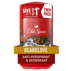 Old Spice Bearglove bâton invisible : application rapide et invisible pour rester frais toute la journée.