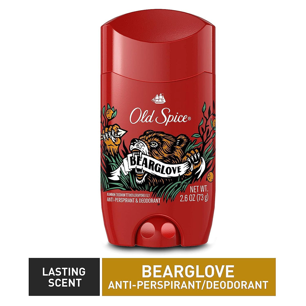 Coffret double Old Spice Bearglove 2x2,6 oz: ensemble pratique pour double usage.