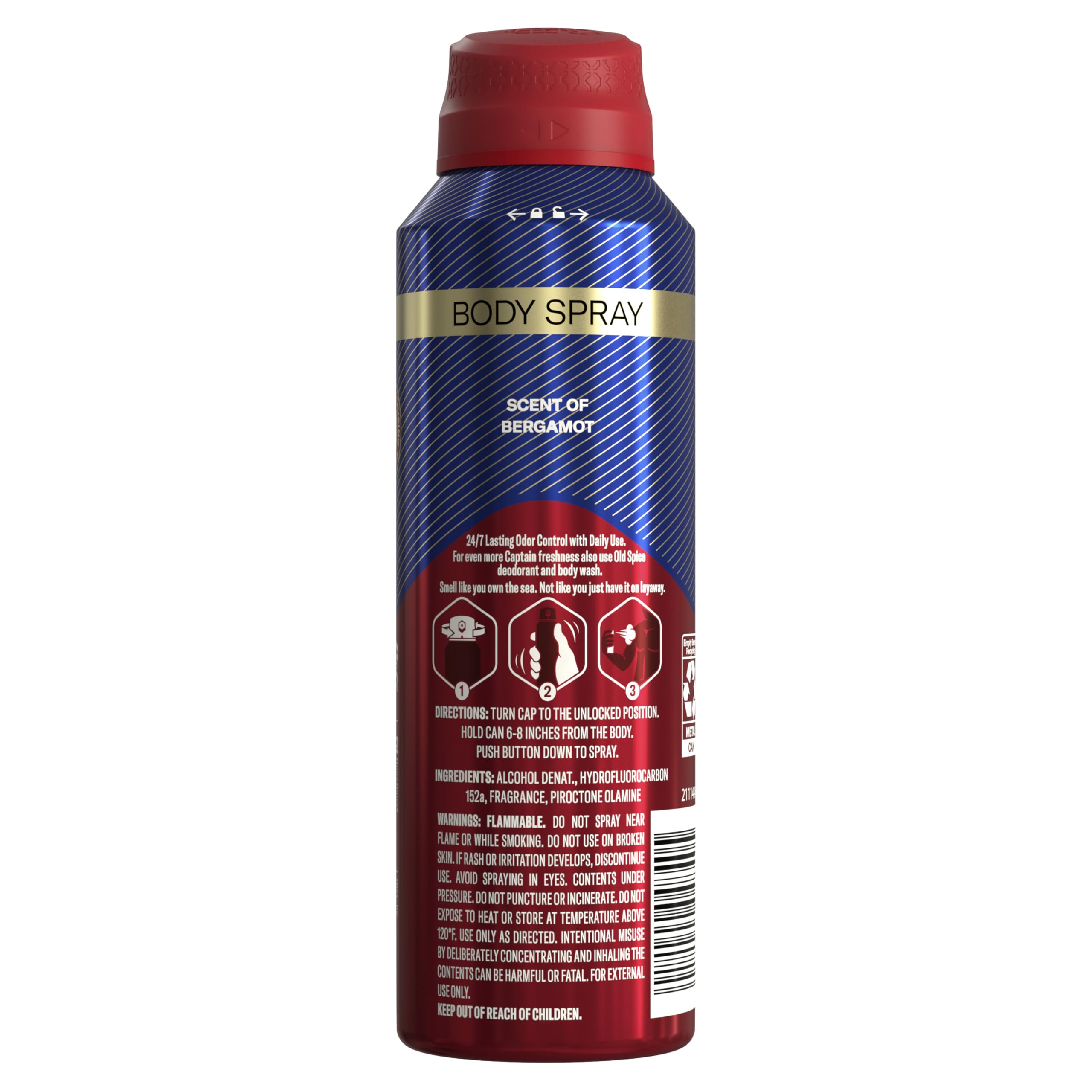 Old Spice Captain rituel quotidien, parfum actif pour une confiance soutenue.
