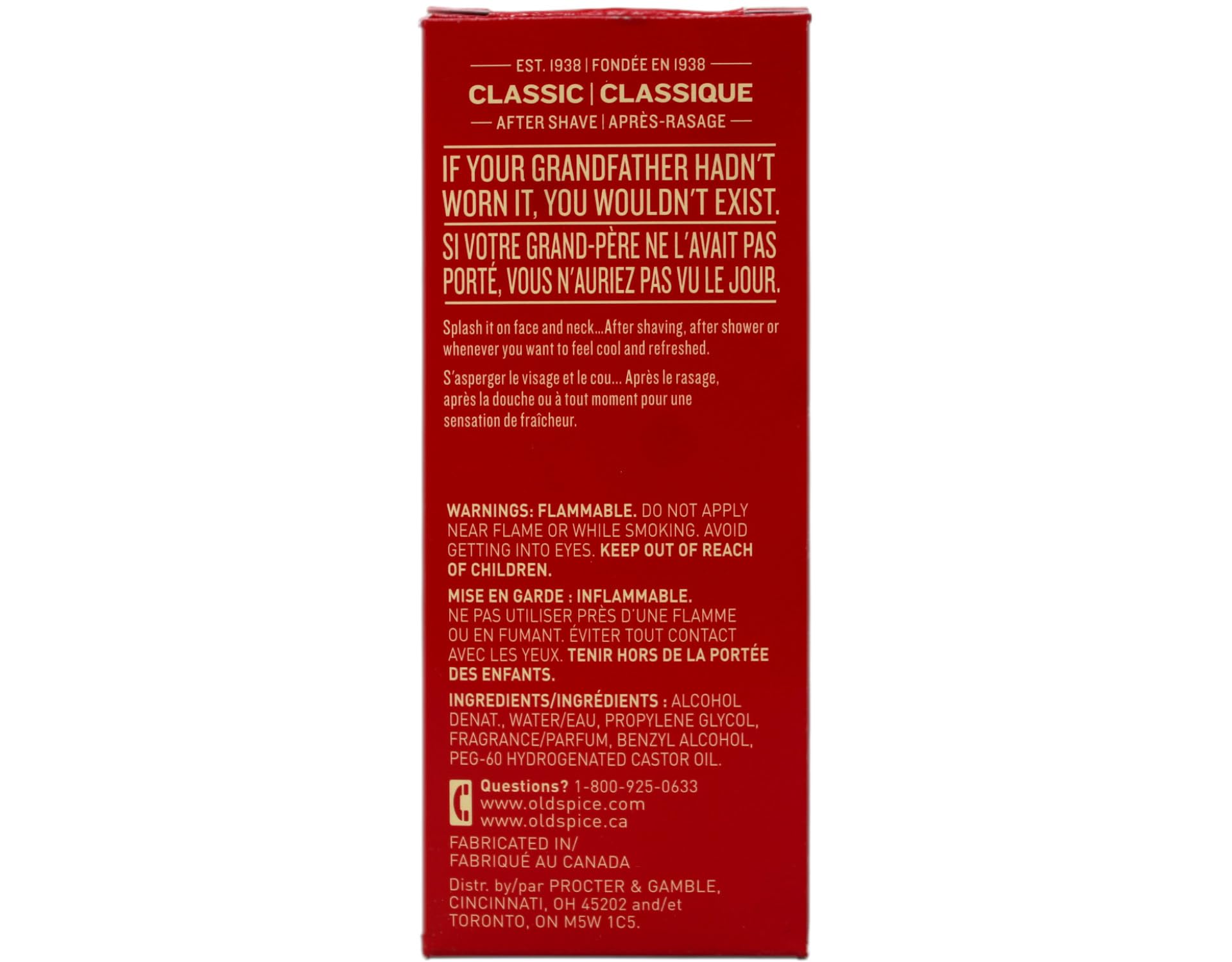 Old Spice Classic, emballage duo pratique pour une routine post-rasage fiable.