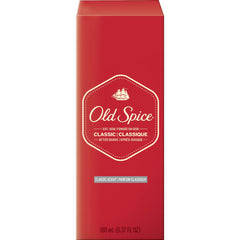Old Spice Classic Après-Rasage - packaging extérieur distinct pour usage quotidien.