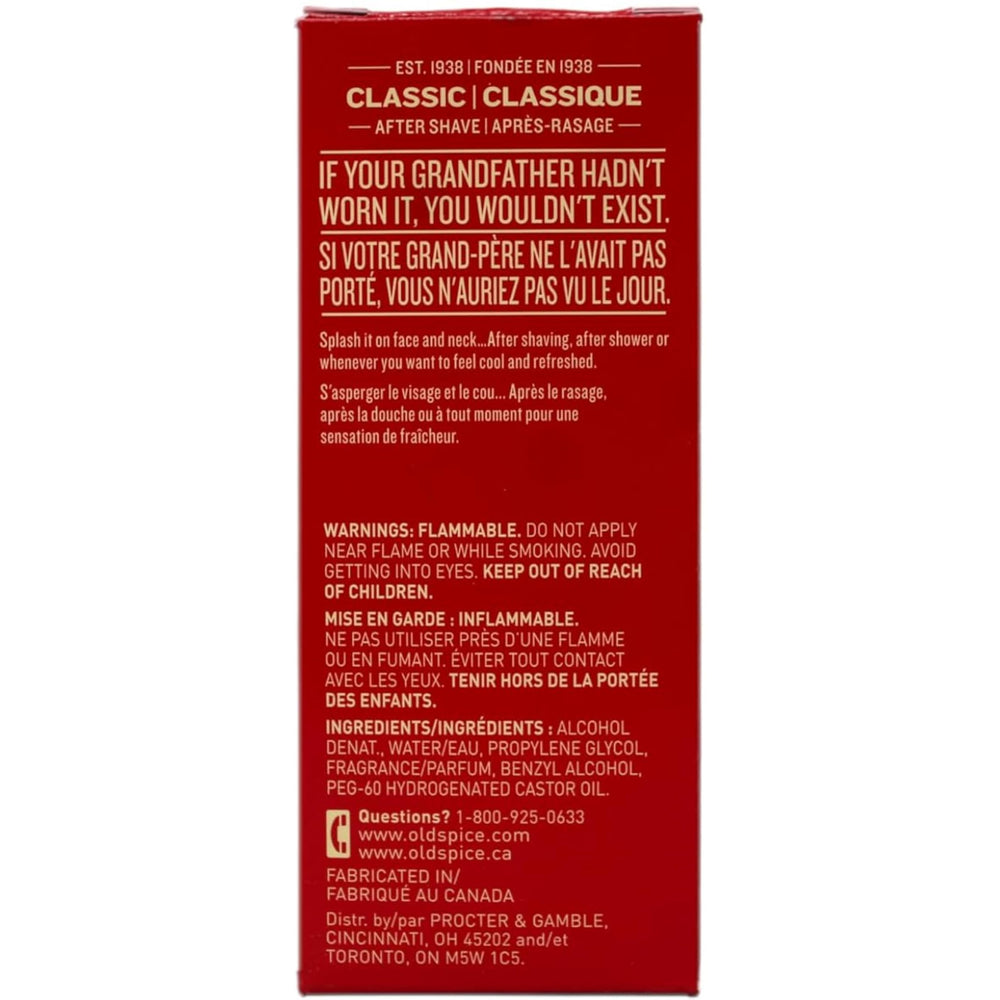 Old Spice Classic, texture crème légère, pénètre vite et laisse fraîcheur durable.