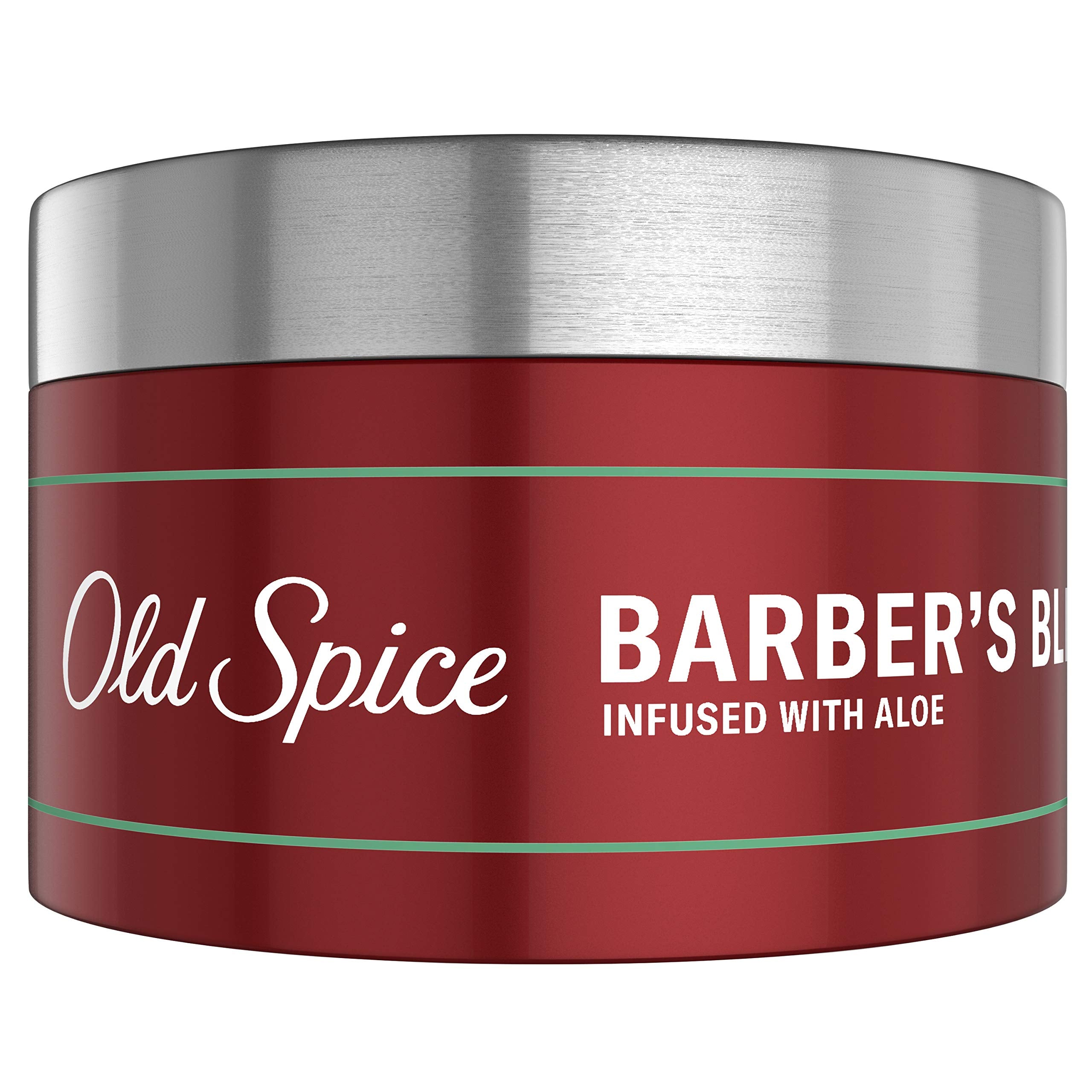 Old Spice creme coiffante Mélange du Barbier, emballage galet idéal pour coiffage quotidien.