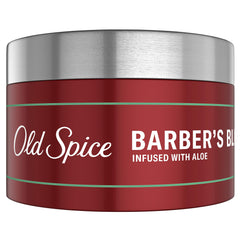 Old Spice creme coiffante Mélange du Barbier, emballage galet idéal pour coiffage quotidien.