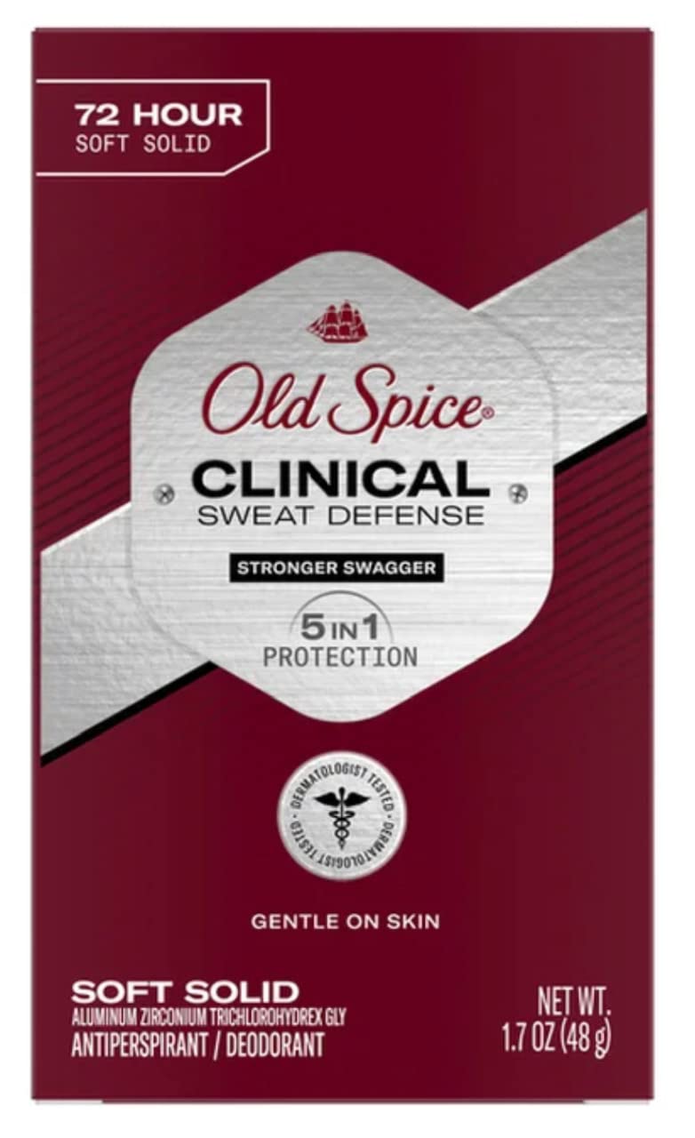 Old Spice Défense contre transpiration – bouteille montrant une protection longue durée.