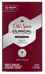 Old Spice Défense contre transpiration – bouteille montrant une protection longue durée.