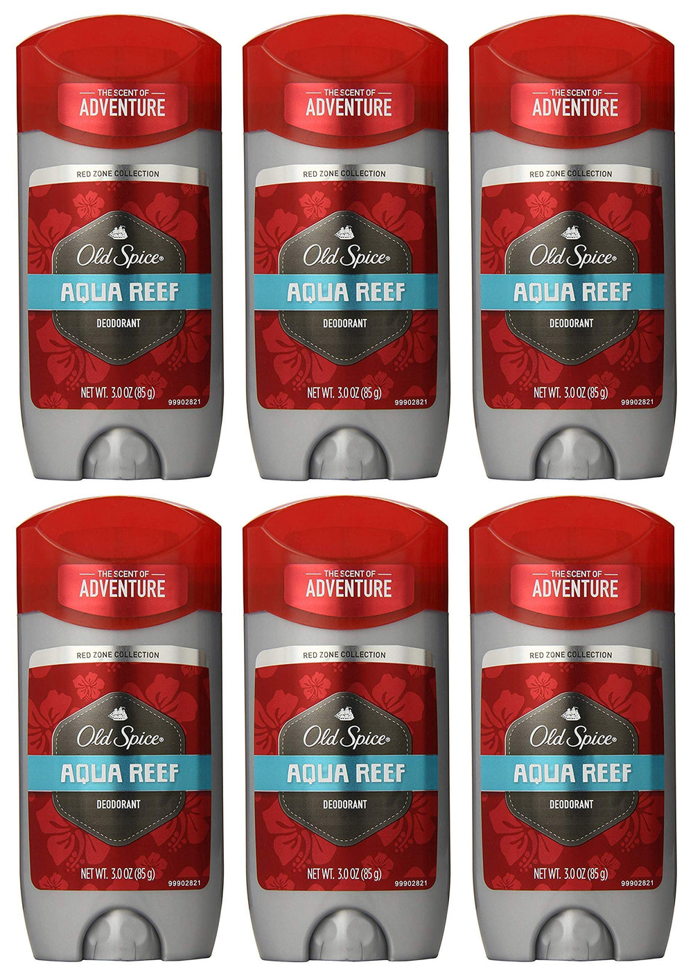 Old Spice Aqua Reef déodorant en bouteille de 90 ml, fraîcheur durable au quotidien.