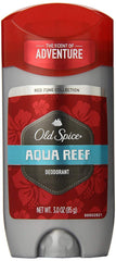Old Spice Aqua Reef lot de 6 déodorants offre une expérience rafraîchissante pour la journée.