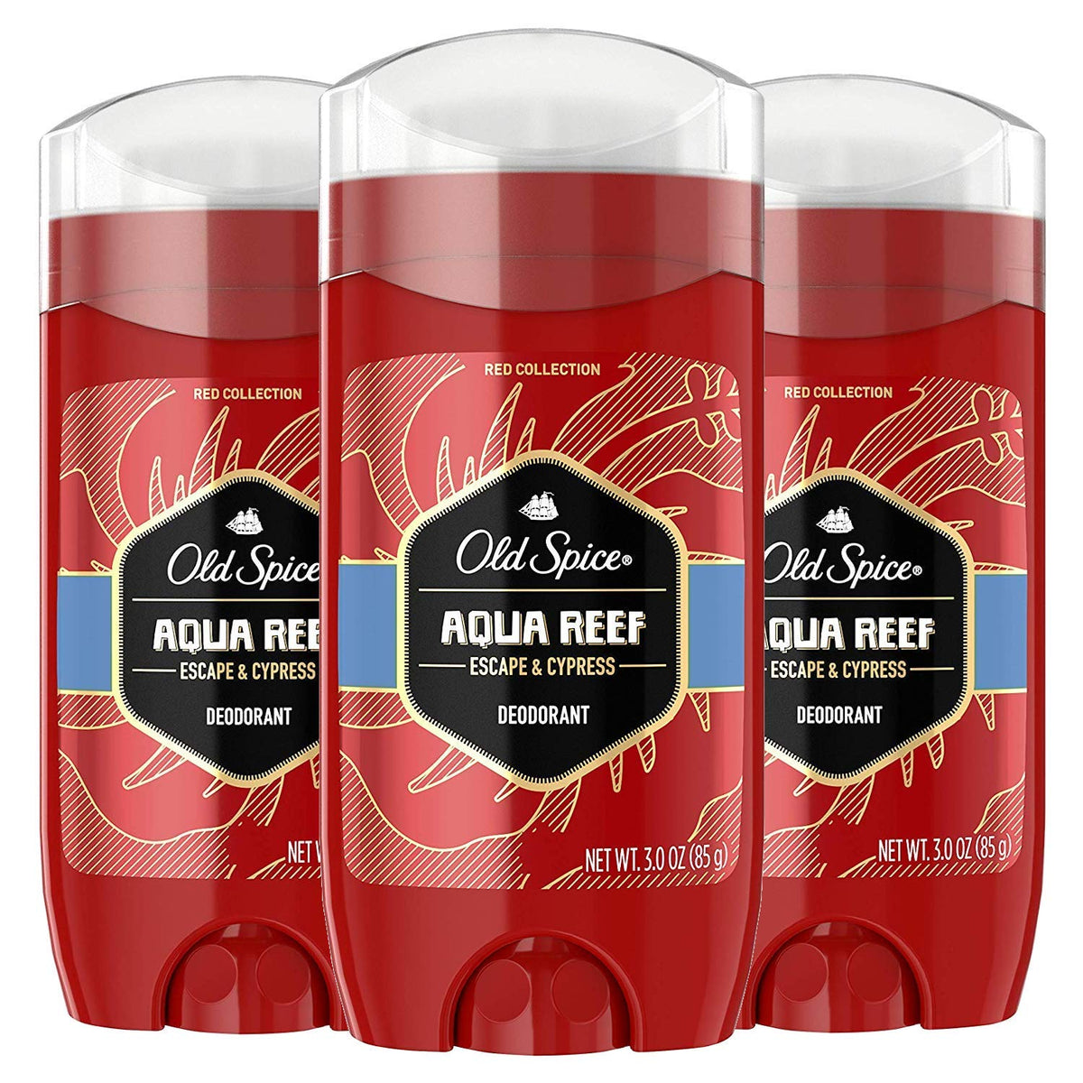Old Spice Pure Sport – bouteille Aqua Reef, fraîcheur durable toute la journée.