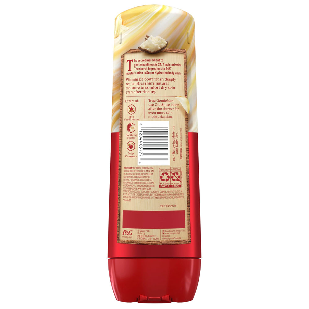 Old Spice GentleMan’s Super Hydration – Expérience spa à domicile après la douche.