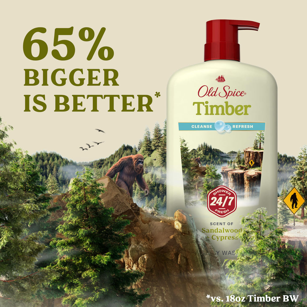 Old Spice Gel Douche Homme parfum bois-santal, expérience sensorielle boisée.