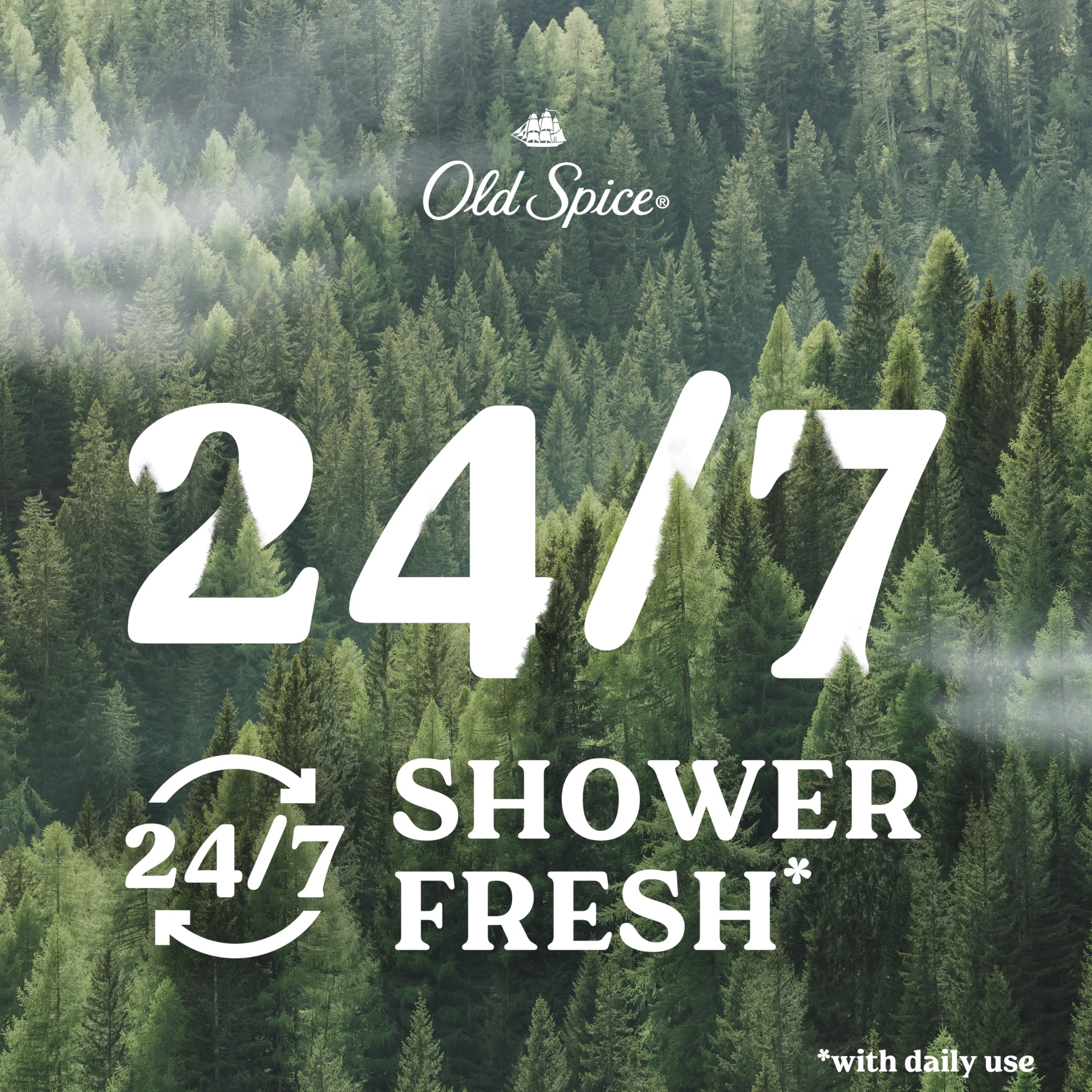 Old Spice Gel Douche Homme sillage cyprès, senteur fraîche et élégante.