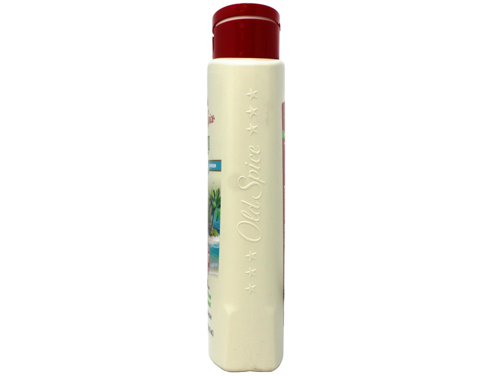 Old Spice gel douche nettoie salissures et odeurs pour une propreté durable.