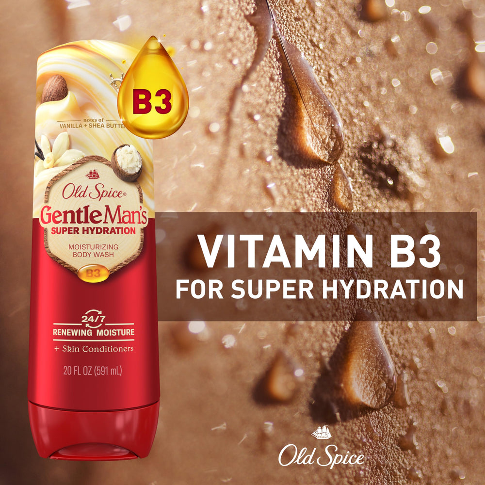 Old Spice GentleMan’s Super Hydration – Intégration facile à la routine quotidienne.