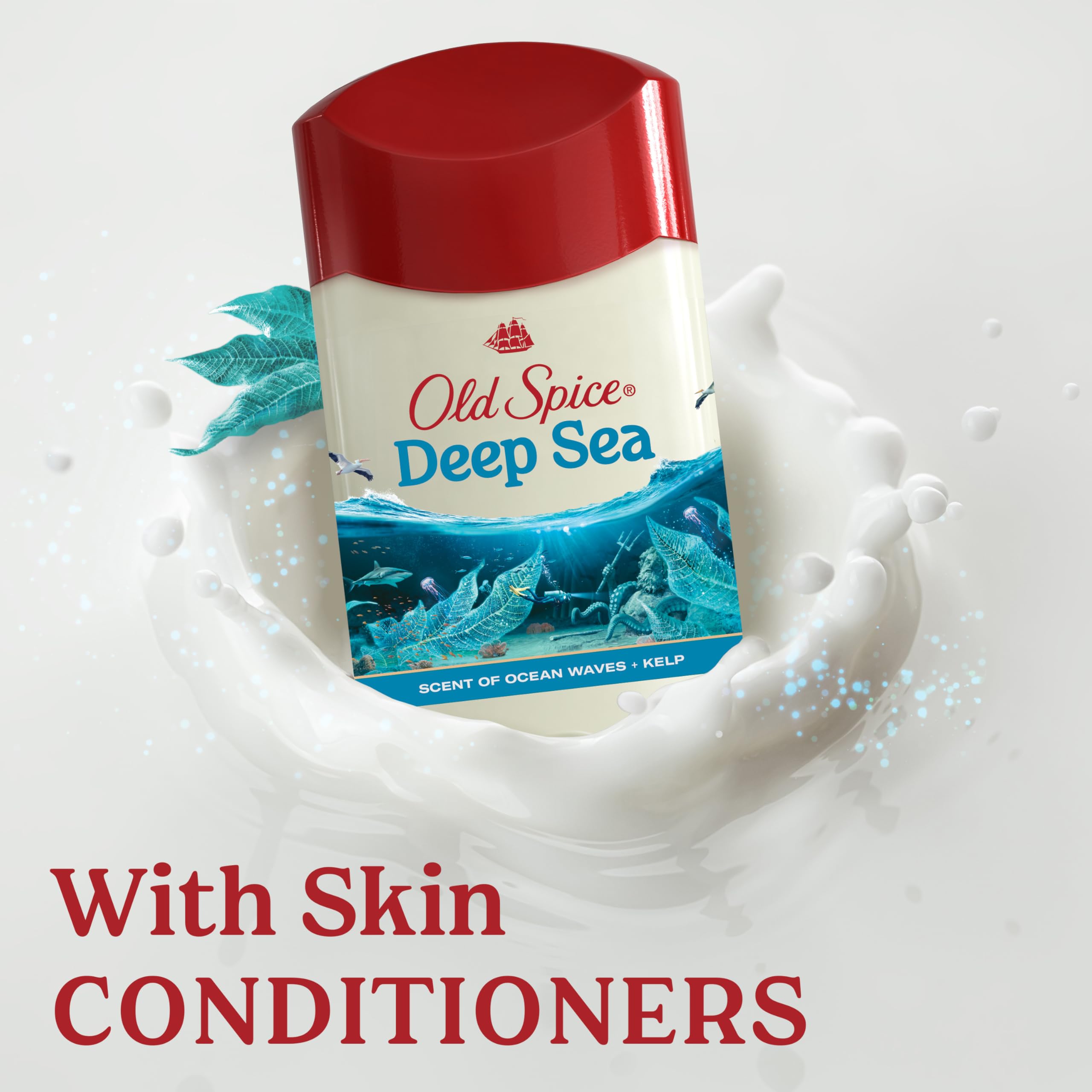 Old Spice Dry Feel effet-sec immédiat après application.