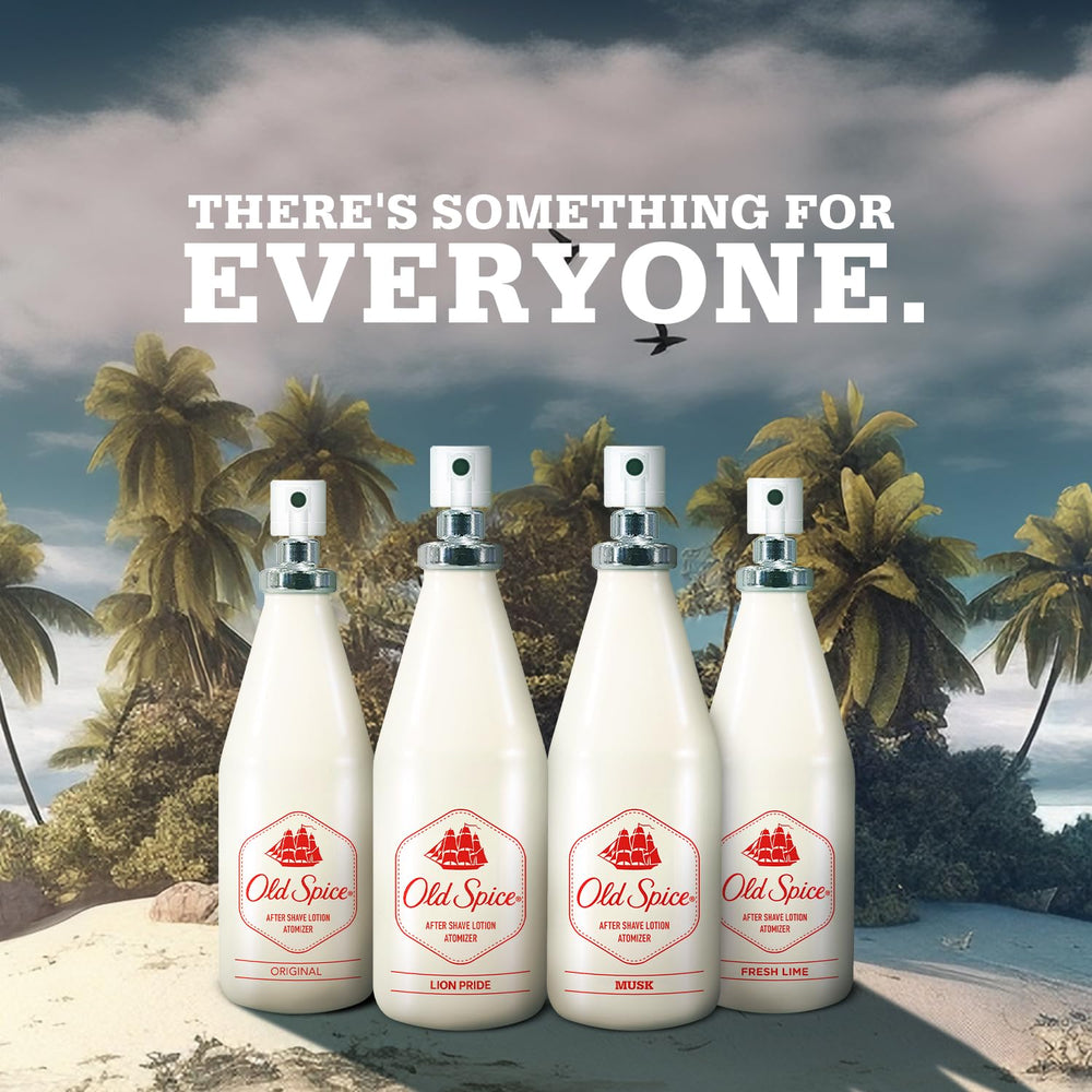 Old Spice emballage original rend l'utilisation pratique et attrayante
