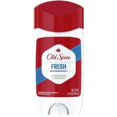 Old Spice Endurance invisible stick, application claire et protection durable.