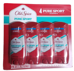 Old Spice High Endurance Pure Sport déodorant en baton, application facile et longue tenue.