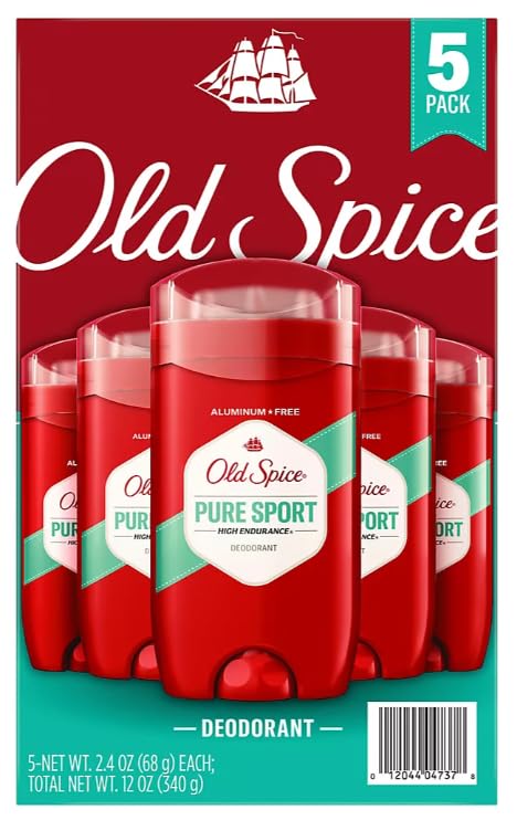 Old Spice High Endurance Pure Sport assure une protection 24 heures.
