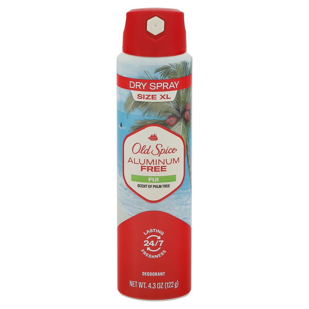 Old Spice Fiji Déodorant XL sans aluminium, aérosol frais et longue durée