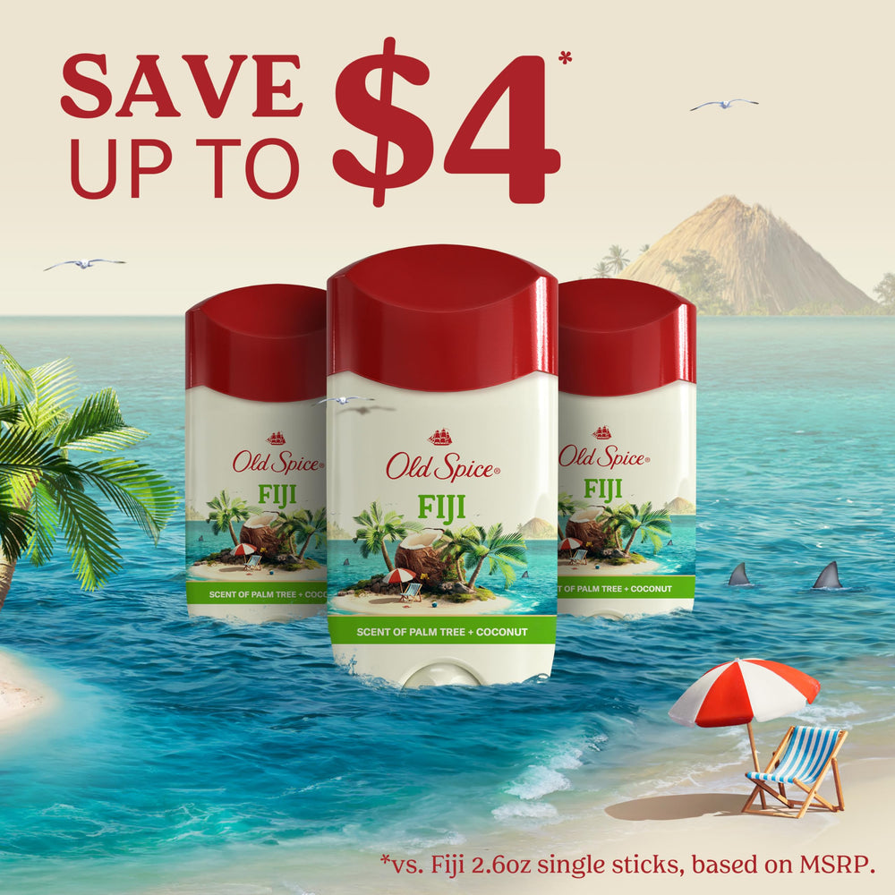 Old Spice Fiji, odeur longue durée sans compromis sur le confort.