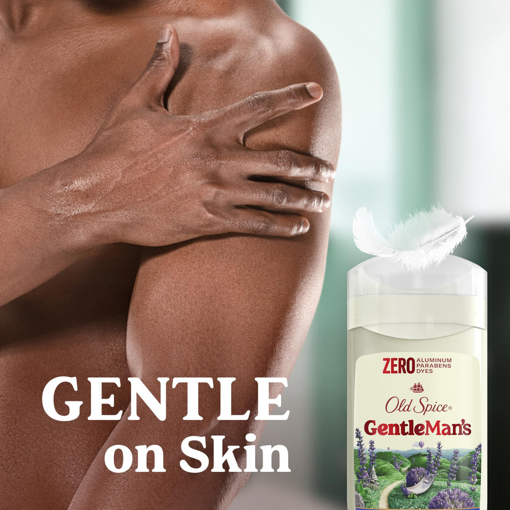 Old Spice GentleMan's Déodorant eucalyptus coco pour une sensation rafraîchissante.