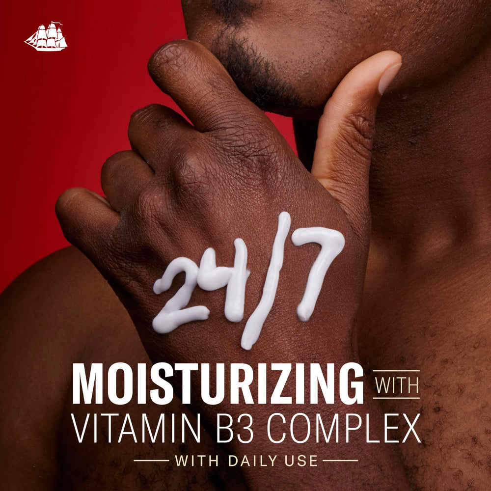 Old Spice Hand and Body Lotion packaging close-up highlights the 2-bottle duo.