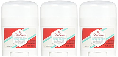 Old Spice High Endurance trio de déodorants, pratique pour déplacements et quotidien.