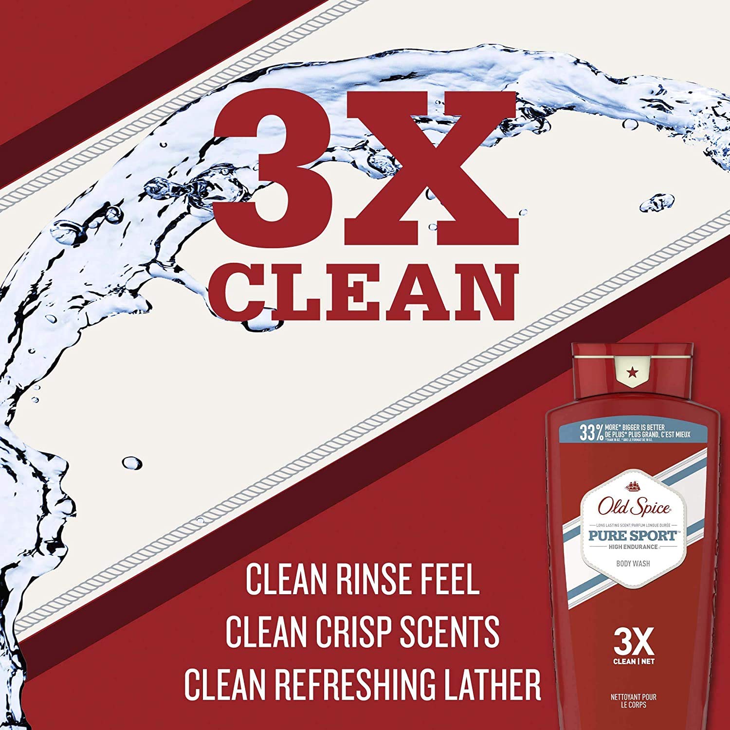 Old Spice High Endurance: parfum durable qui booste la confiance après la douche.