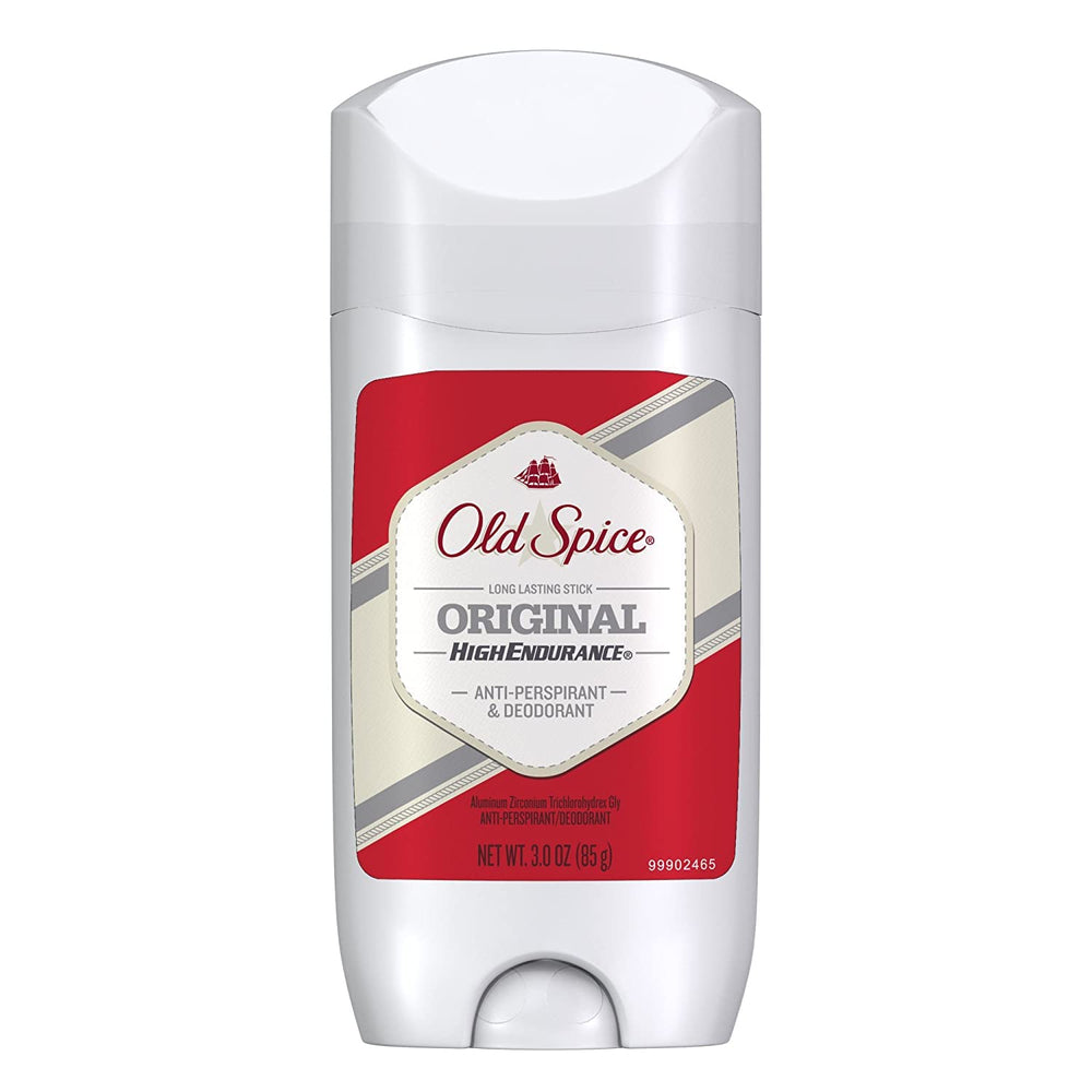 Old Spice High Endurance Original, bouteille 3oz, protection durable contre la sueur.