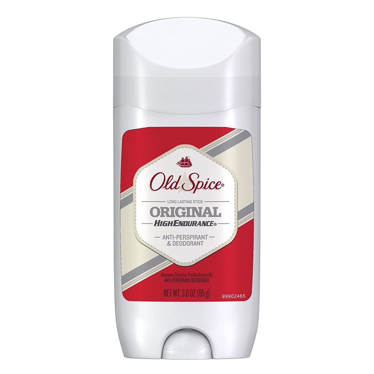 Old Spice High Endurance Original, bouteille 3oz, protection durable contre la sueur.