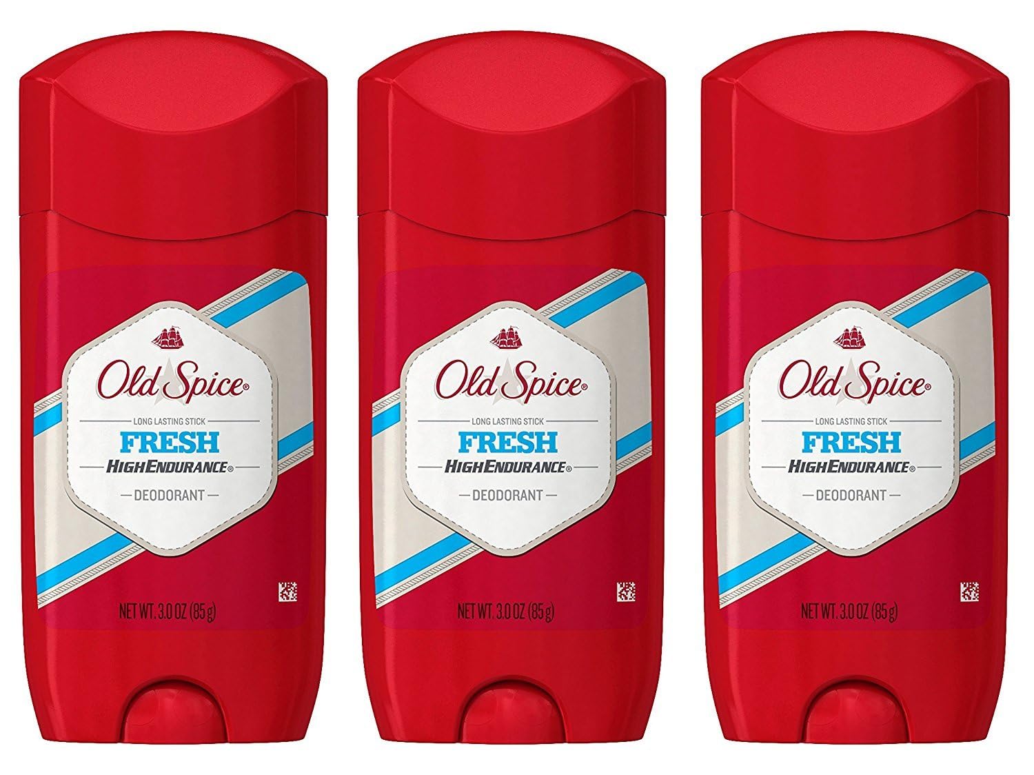 Old Spice High Endurance Fresh déodorant bâton, protection 24 heures.