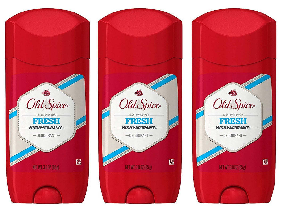 Old Spice High Endurance Fresh déodorant bâton, protection 24 heures.