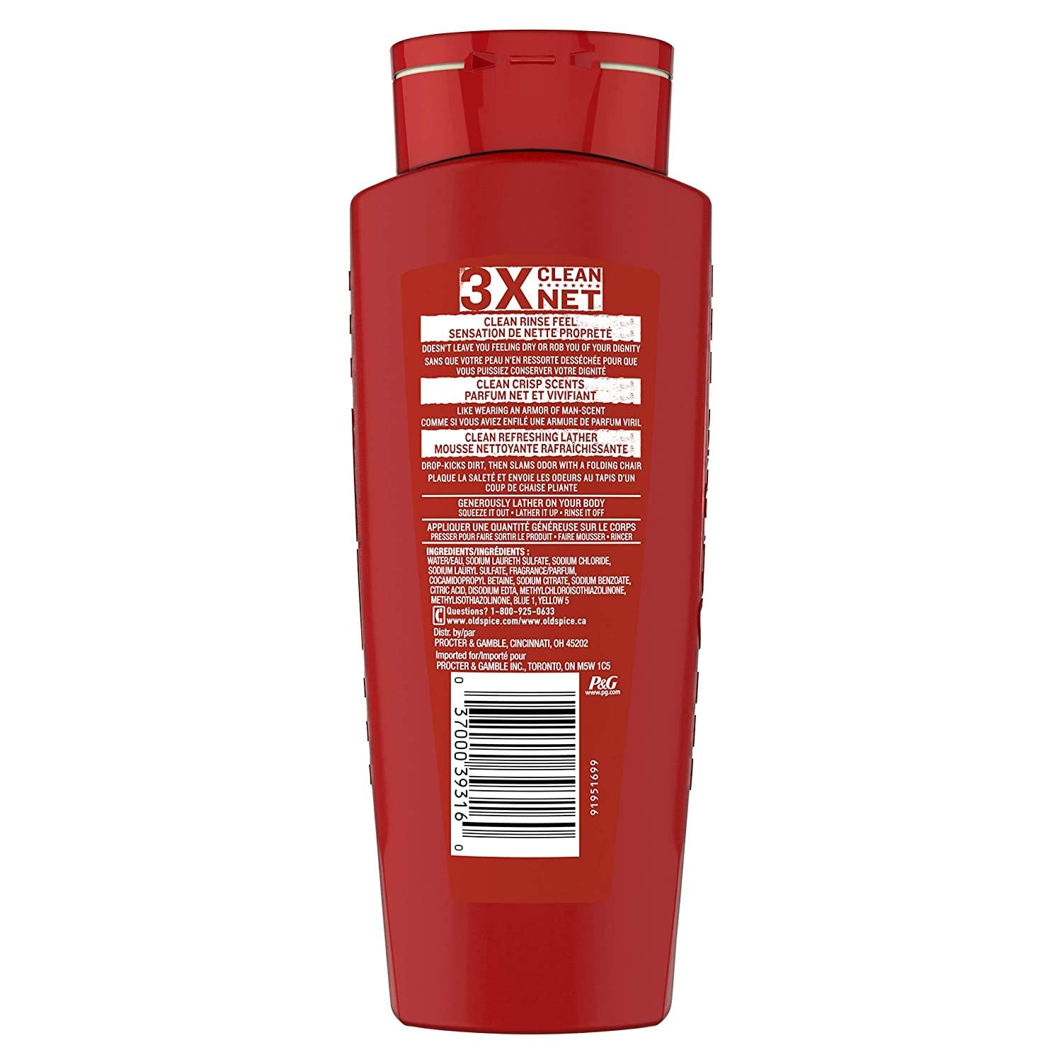 Old Spice High Endurance: application facile, mousse efficace qui laisse la peau nette.