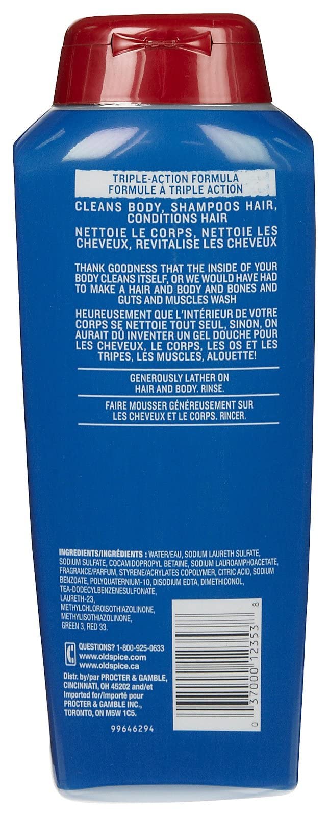 Old Spice High Endurance: mousse rafraîchissante prête à nettoyer corps et cheveux