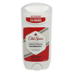 Cap close-up on Old Spice High Endurance Original stick, secure twist and freshness.
