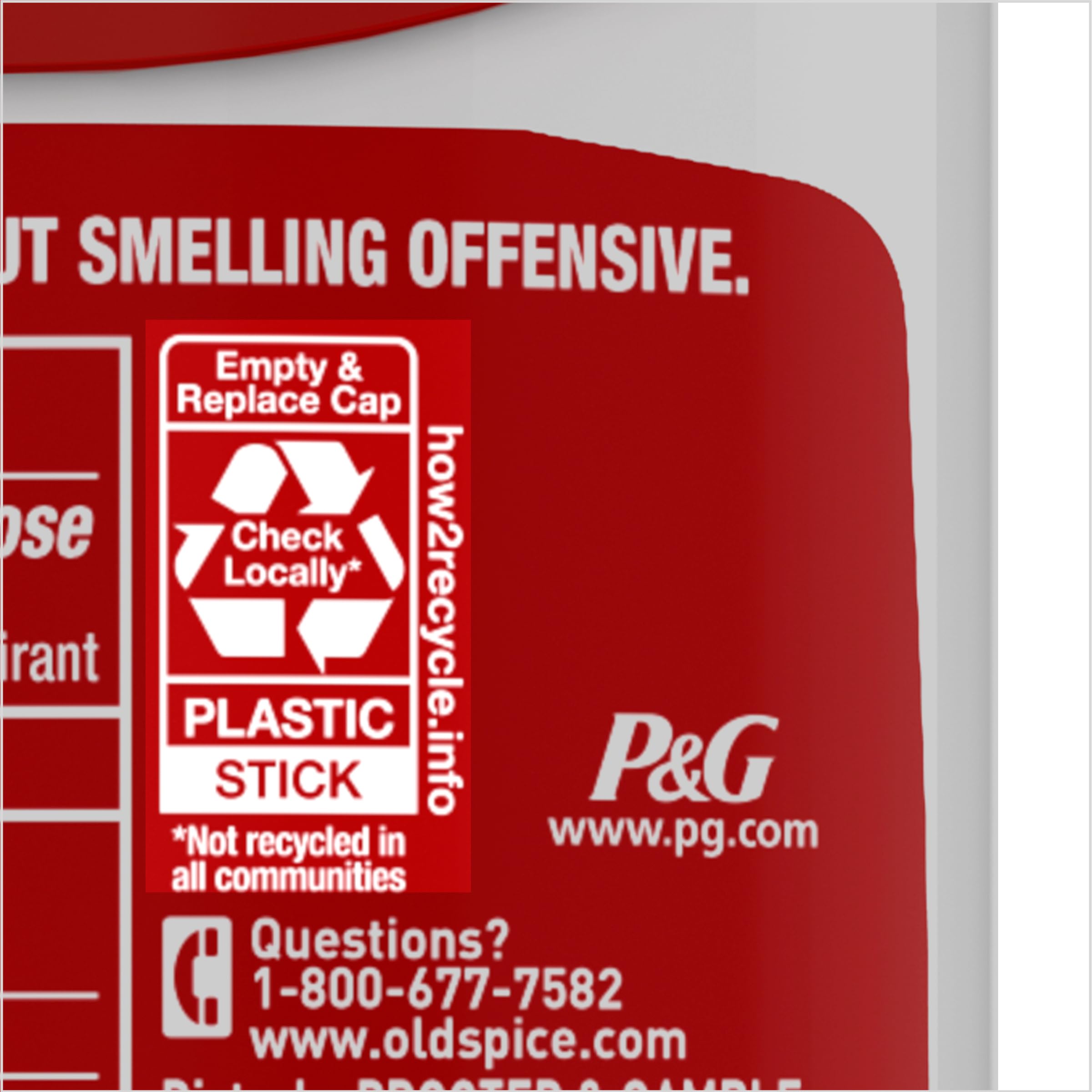 Old Spice High Endurance Original étiquette parfum originale, fraîcheur durable garantie.