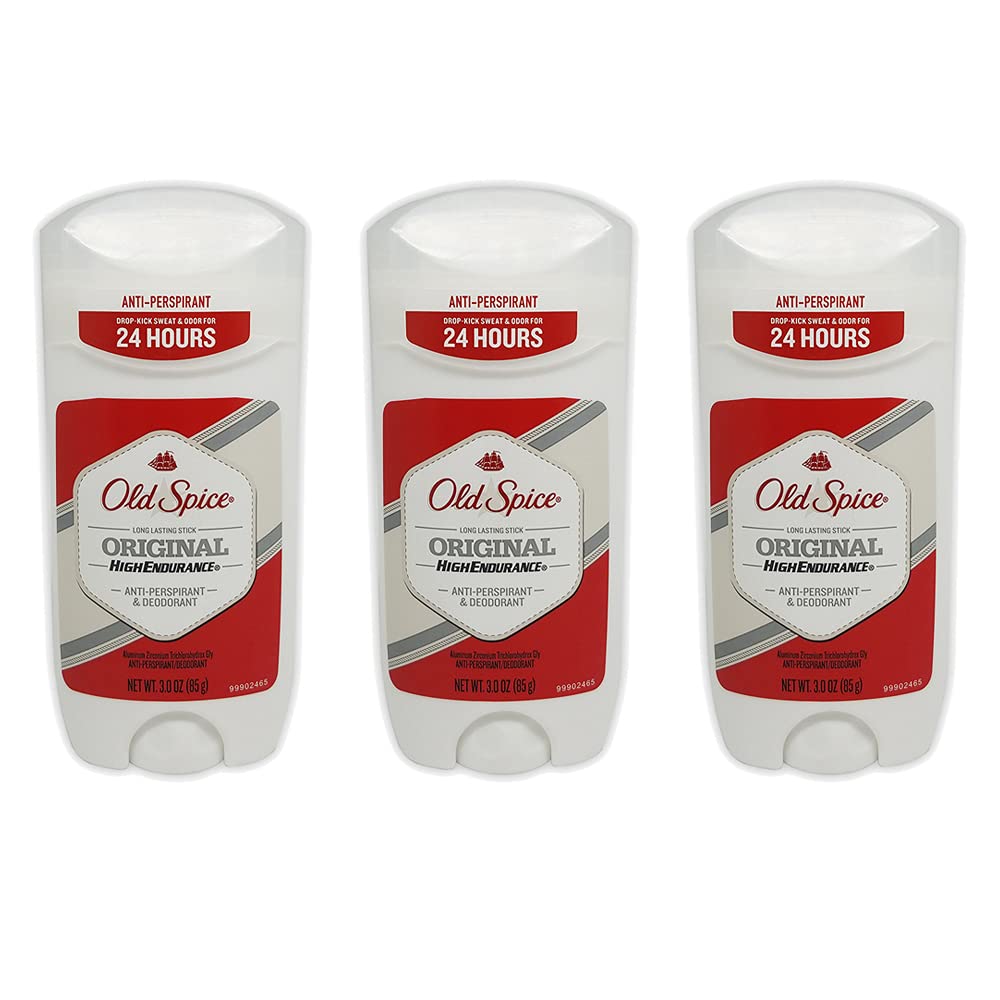 Old Spice High Endurance Original stick front view with bold daily scent.