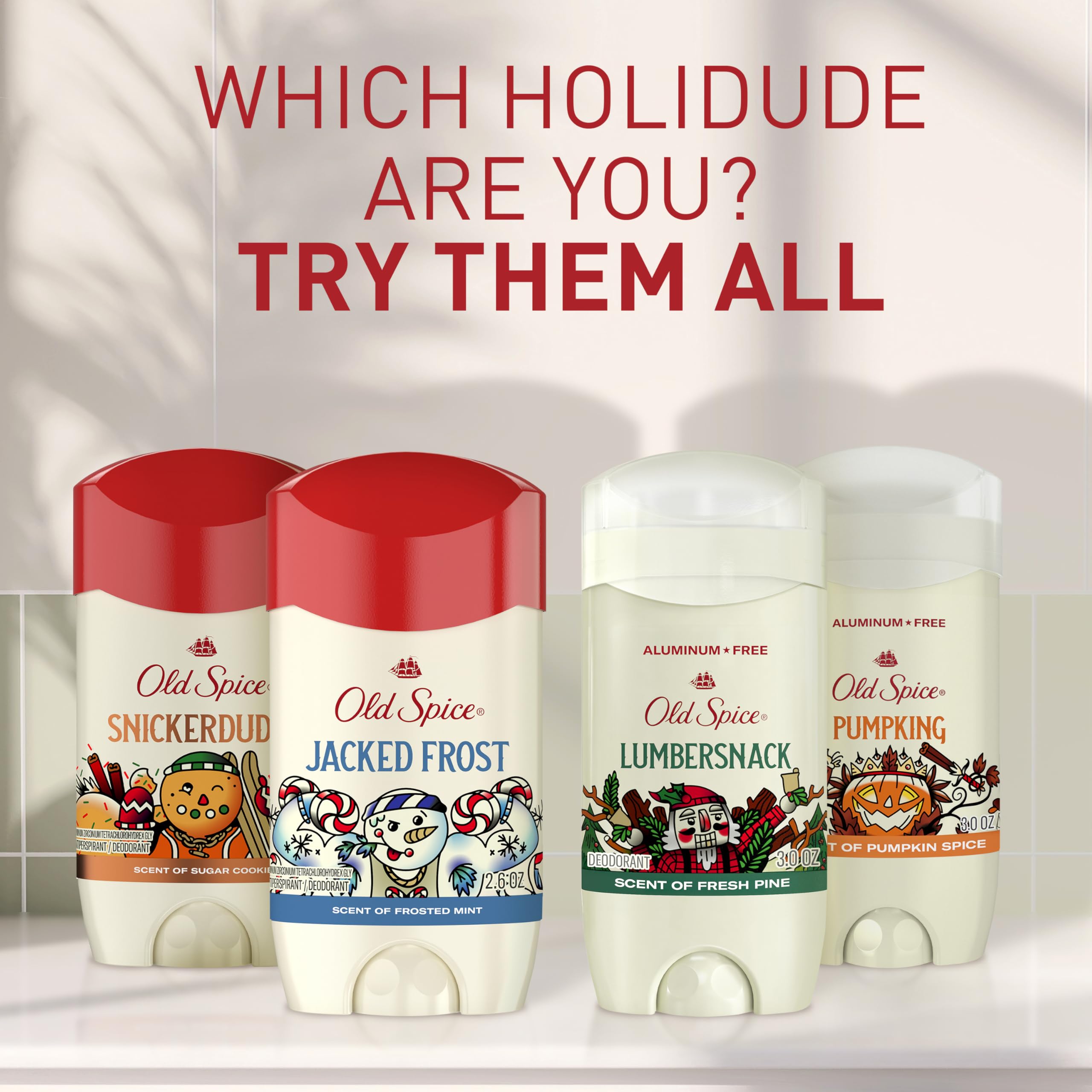 Old Spice Holidude - Présentation en rayon, look saisonnier